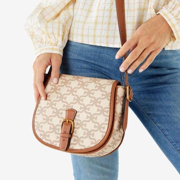 Sam Edelman Signature crossbody satchel Bag Purse - Picture 2 of 14